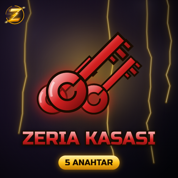 5x Zeria Kasası Anahtarı